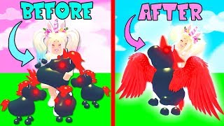 Turning My LEGENDARY EVIL UNICORN Into A NEON LEGENDARY EVIL UNICORN! (Roblox)