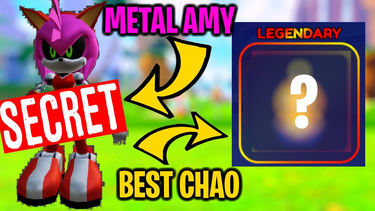 SECRET METAL AMY AND HOW TO GET BEST CHAO AND TRIAL IN SONIC SPEED SIMULATOR! Myths Roblox