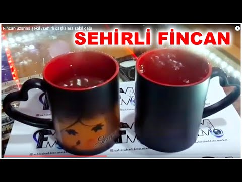 Fincan üzərinə şəkil /sehirli çaşkalara şəkil çapı