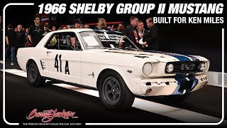 SOLD! Built for Ken Miles - 1966 Shelby Group II Mustang - BARRETT-JACKSON 2023 SCOTTSDALE AUCTION