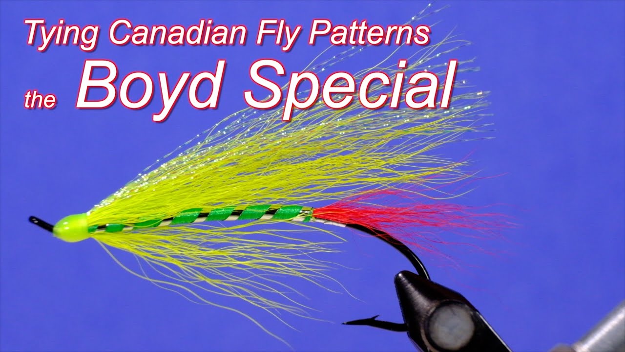ルアー・フライ The Atlantic Salmon Fly Tying Canadian Fly Patterns: the Boyd Special Atlantic