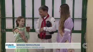 Alunos de escola municipal celebram a tradição...