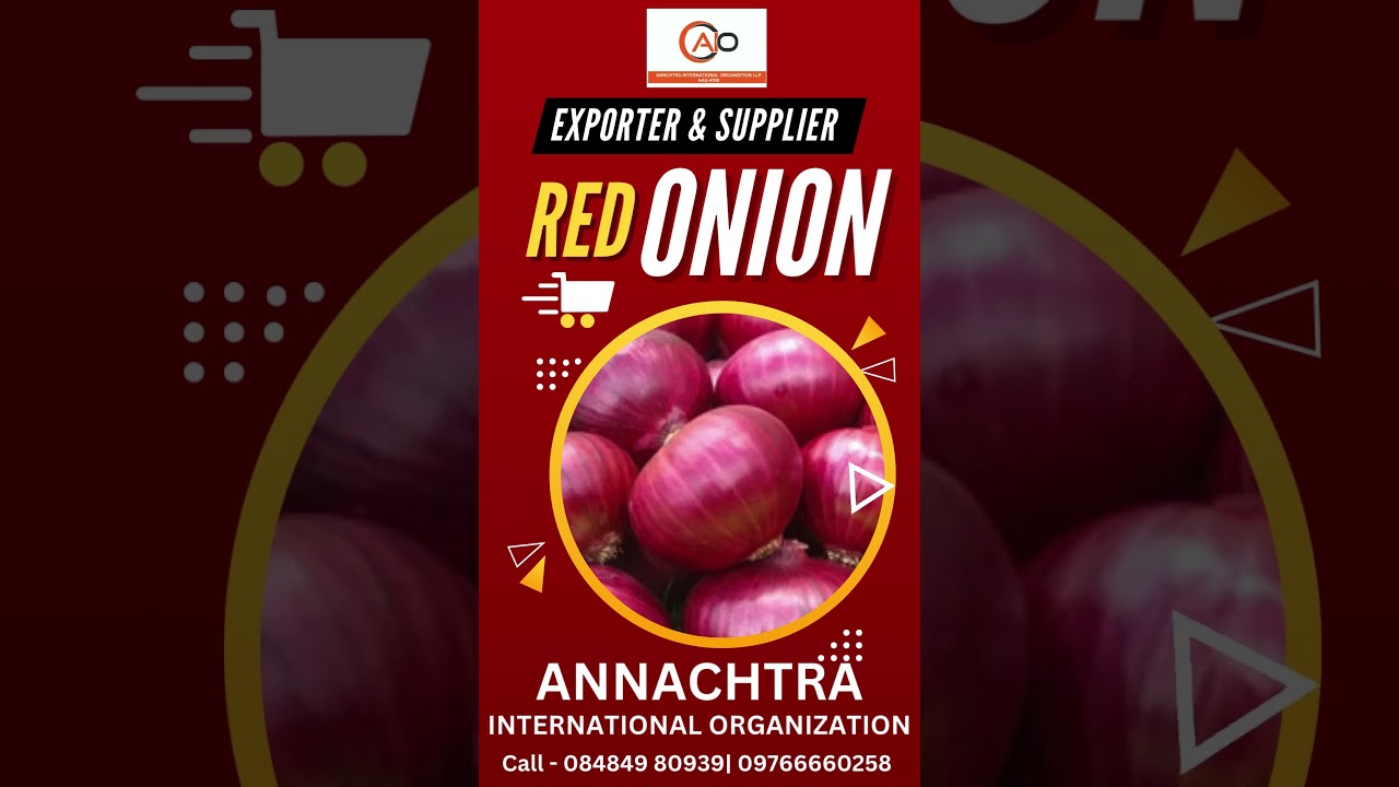 प्याज एक्सपोर्ट & सप्लायर - Annachtra International Organisation -  Agro Commodities |