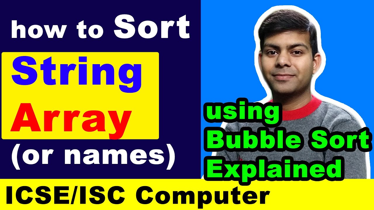 C Program: Sorts the strings of an array using bubble sort - w3resource