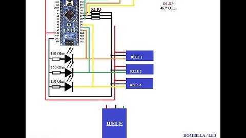 Arduino Nano. Control de relés por interruptores.