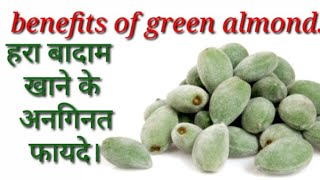 हरा बादाम खाने के फायदे। Green almond benefits.