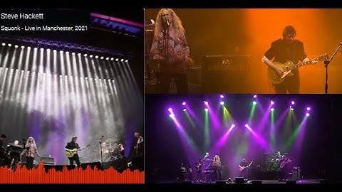 Steve Hackett new album "Genesis Revisited Live: Seconds Out & More" debut video for Squonk live