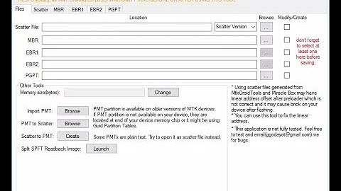 MTK Partition Editor v0 5 0 2