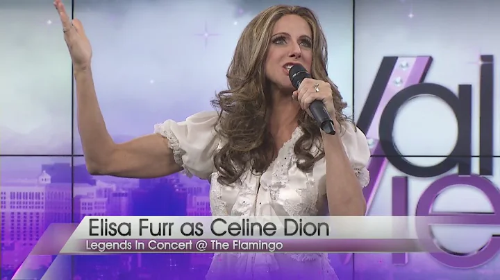 Elisa Furr performing at Celine Dion on Valley Vie...