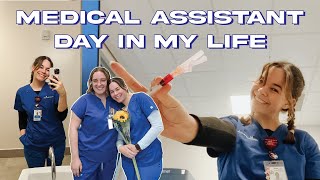 MEDICAL ASSISTANT DAY IN MY LIFE | primary care, 4am mornings, interview prep