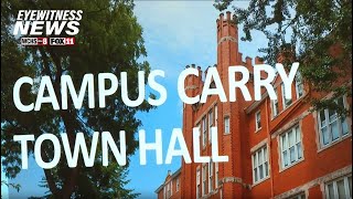 Marshall University holds town hall to update faculty, students on campus carry implementation