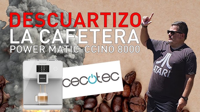 Cecotec Cafetera Megautomática Power Matic-ccino 8000 Touch Serie Bianca -  Electrowifi