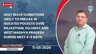 Heat wave conditions likely to prevail over Rajasthan, Gujarat & West MP during next 4-5 days.