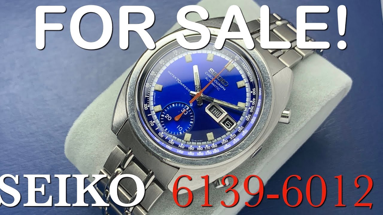 SOLD – Seiko 6139-6012 Blue Bruce Lee