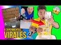 PROBANDO 5 EXPERIMENTOS VIRALES QUE PUEDES HACER EN CASA