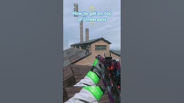 How to get on top of Underpass in MW3 #callofduty #mw3 #clips #tutorial #howto #gaming #shorts #fyp
