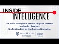 Inside intelligence presents leadership analysis understanding an intelligence discipline