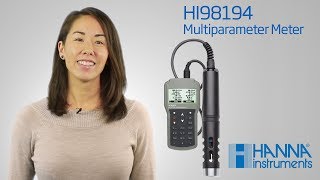 How To - Using the Hanna HI98194 Waterproof Portable Multiparameter Meter screenshot 3