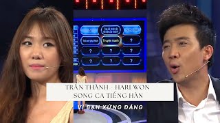 Trấn Thành và Hari Won song ca tiếng Hàn