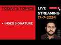 Index signature | Typescript
