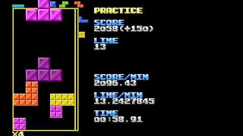 Tetris Pattern - Big Mode Floating Donut