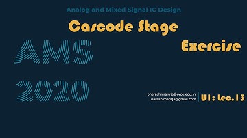 Cascode Stage Exercise