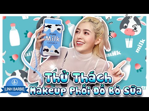 Thử Thách Makeup Và Phối Đồ Bò Sữa - Hot Trend 2021 I Linh Barbie Vlog