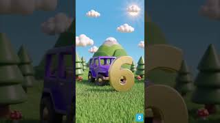 ¡Aprende los NÚMEROS 1-10 con el coche! 🚗🌲 Videos para Niños con Nock Nock World