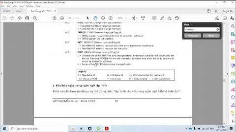 Lập trình Pic16f887 Mplab xc8 | Bài 5: Ngắt Interrupt