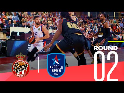 Monaco takes OT thrilling win over Efes! | Round 2, Highlights | Turkish Airlines EuroLeague