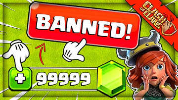WARNING! FREE GEMS HACKS get you BANNED in Clash of Clans