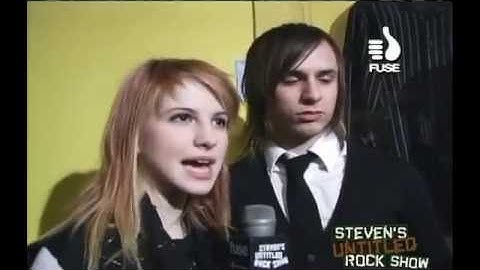 PARAMORE OLD INTERVIEW ON FUSE TV JANUARY 2007