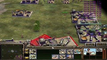 Command & Conquer -Generals Zero Hour- GLA Toxin  vs  7 China infantry-1 VS 7 - EXTRA HARD - YouTupe