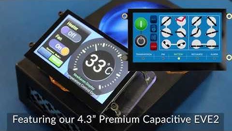 Temperature Control Demo with Arduino and our EVE2