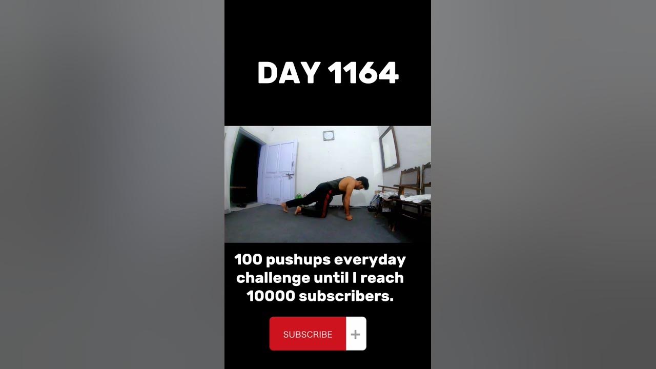 100 Pushups Everyday Challenge Until I Reach 10000 Subs ytshorts thank-you-all-for-helping-us-reach-10-000-subscribers-on-youtube