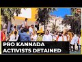 Language war in karnataka explodes english posters  nameplates blackened  karnataka news