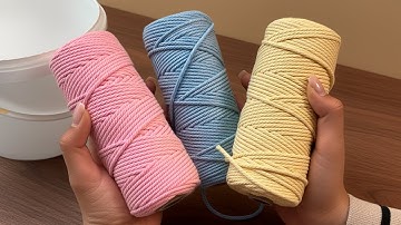 I SAW THIS IN AN EXPENSIVE STORE AND MADE IT MYSELF!😍 MACRAME BASKET IDEA! DIY