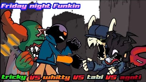 friday night funkin agoti vs whitty vs tricky vs tabi