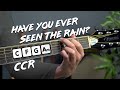 'HAVE YOU EVER SEEN THE RAIN?' Acoustic Guitar Tutorial // CCR John Fogerty