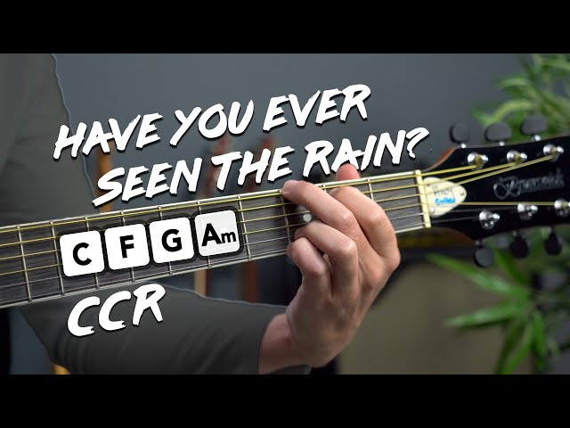 'HAVE YOU EVER SEEN THE RAIN?' Acoustic Guitar Tutorial // CCR John Fogerty class=