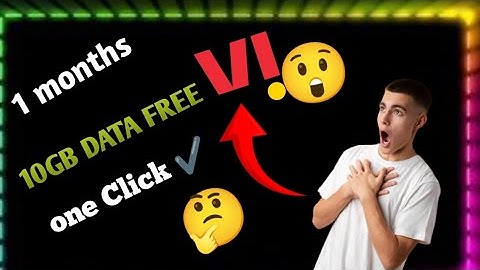 Vi Users Ke Liye😲10GB FREE DATA Loot! | 100% Working Trick | Tech Video #Free10gbdata #workouttrick