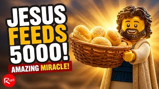 Jesus Performs a Miracle! | 5 Loaves and 2 Fish LEGO Story
