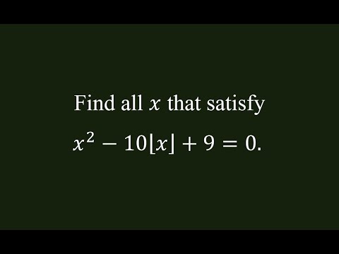 Quadratic Floor Equation