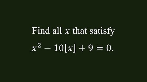 Quadratic Floor Equation