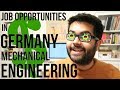 Job Opportunities in Germany: Mechanical Engineering