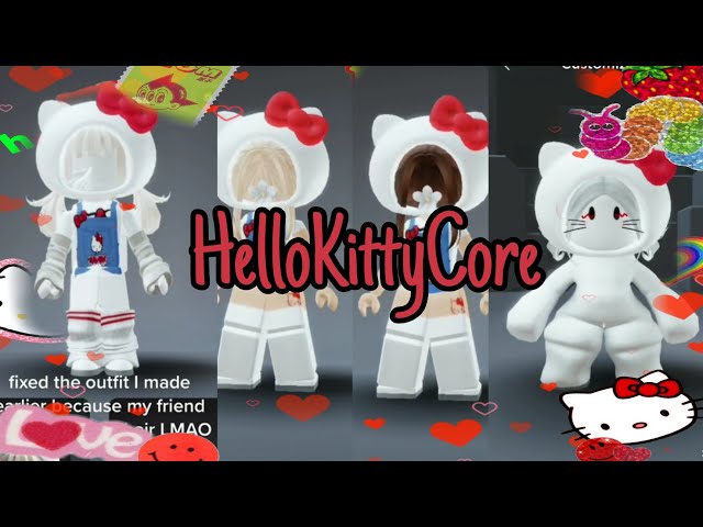 ❤️🎀🦴, #roblox #robloxclothing #robloxclothes #fyp #fypシ #hellok, hello  kitty outfits