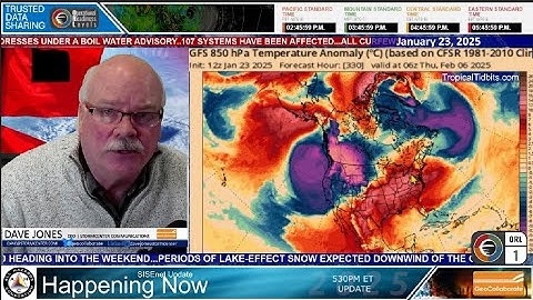 Ice Box Weather, California Fire Danger, Hughes Fire and Ireland Mega Storm SISE Update 20240123