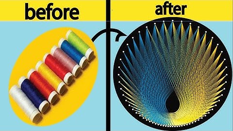 How To Make Best String Art Pattern part 5 // art tutorial