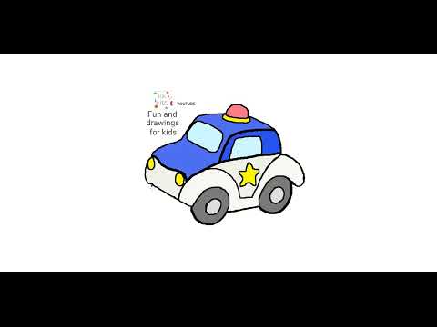 Hur man ritar en polisbil 🚔