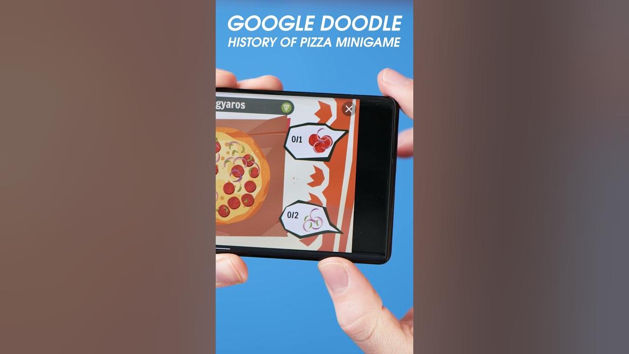Google Doodle Pizza Game - 3 Start All Levels 